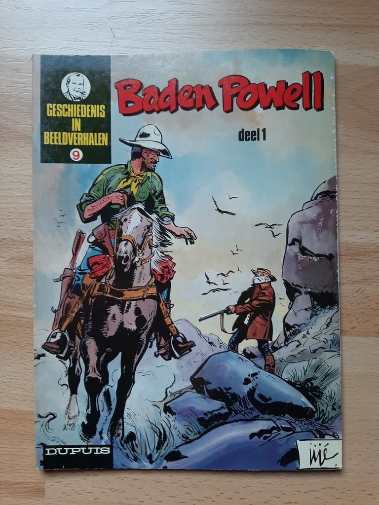 Geschiedenis in beeldverhalen: Baden Powel deel 1 en 2, Boeken, Ophalen of Verzenden, Zo goed als nieuw, Jijé, Meerdere stripboeken