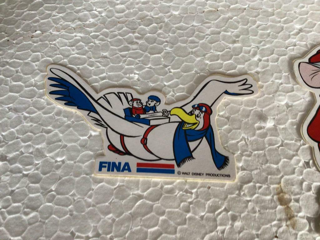Sticker fina (w6,2), Verzamelen, Ophalen of Verzenden, Zo goed als nieuw, Film, Tv of Omroep