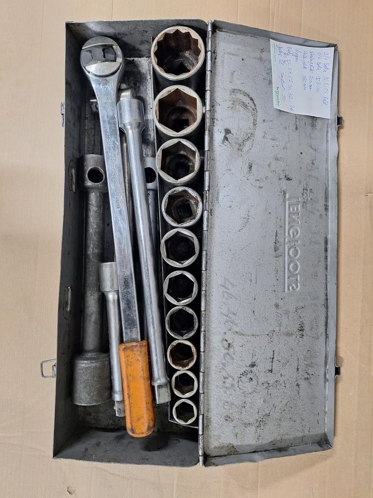 Beta 3/4 doppenset, Ophalen