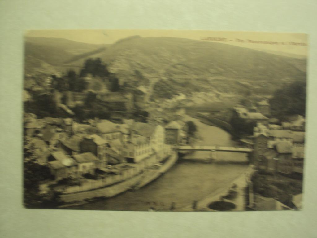 53588 - LAROCHE - VUE PANORAMIQUE ET L'OURTHE - ZIE 2 FOTO'S, Envoi