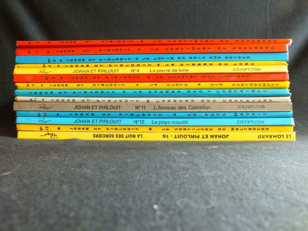 JOHAN & PIRLOUIT (17 ALBUMS / 3 E.O).    EDITIONS DUPUIS, Plusieurs BD, Enlèvement ou Envoi, Comme neuf, Peyo
