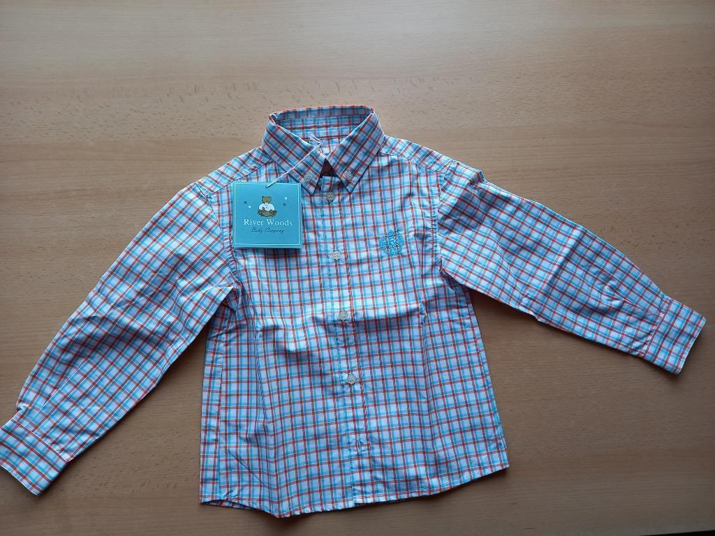 Nieuw, merkkleding River Woods hemd 98 jongen met prijslabel, Kinderen en Baby's, River Woods, Overhemd of Blouse, Nieuw, Ophalen of Verzenden
