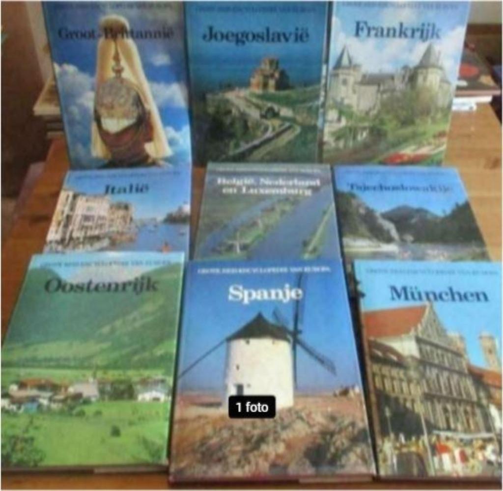 9 beaux livres - Grande encyclopédie de voyage en Europe, Livres, Enlèvement ou Envoi, Comme neuf