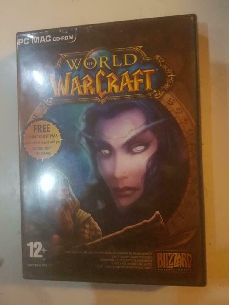 PC CD-Rom World Of WarCraft 5 Disc Set, Games en Spelcomputers, Ophalen of Verzenden, Gebruikt