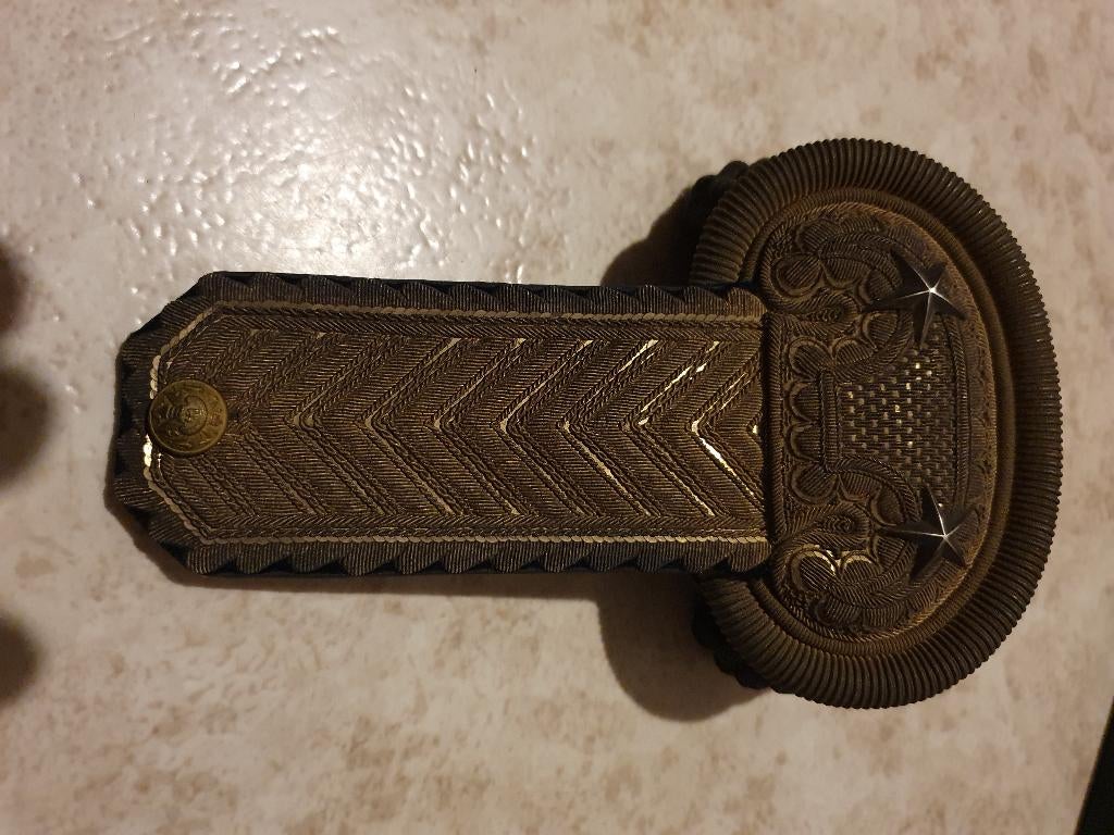 Epaulette gala général français 14-18 1ère guerre, Collections, Objets militaires | Général, Enlèvement ou Envoi, Armée de terre
