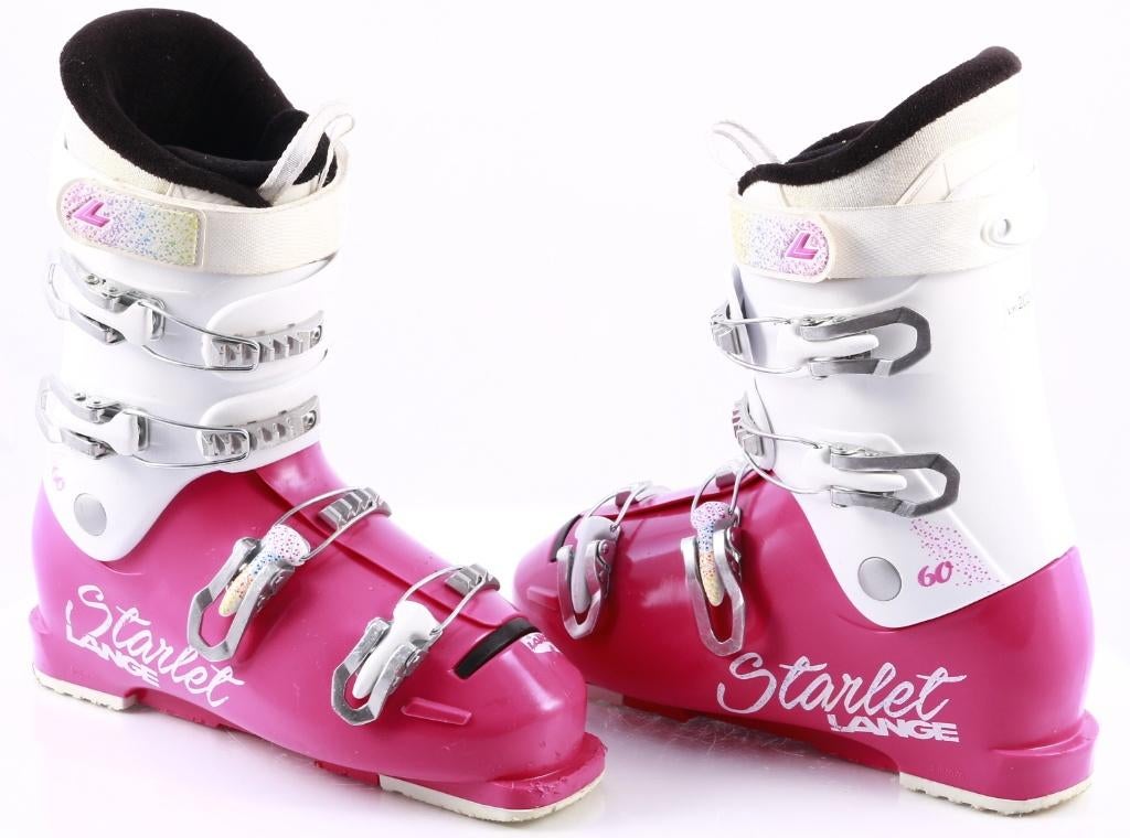 33 34 EU kinder skischoenen LANGE STARLET 60 2022, Gebruikt, Schoenen, Ophalen of Verzenden, Carve