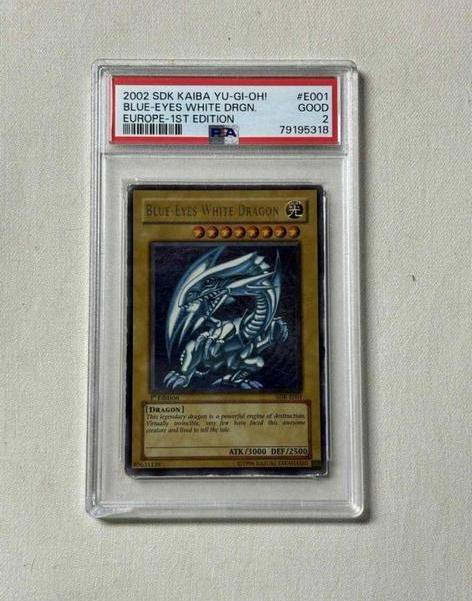 Yu gi oh psa Bleu-eyes white dragon slabs, Hobby en Vrije tijd, Verzamelkaartspellen | Yu-gi-Oh!, Ophalen of Verzenden, Zo goed als nieuw
