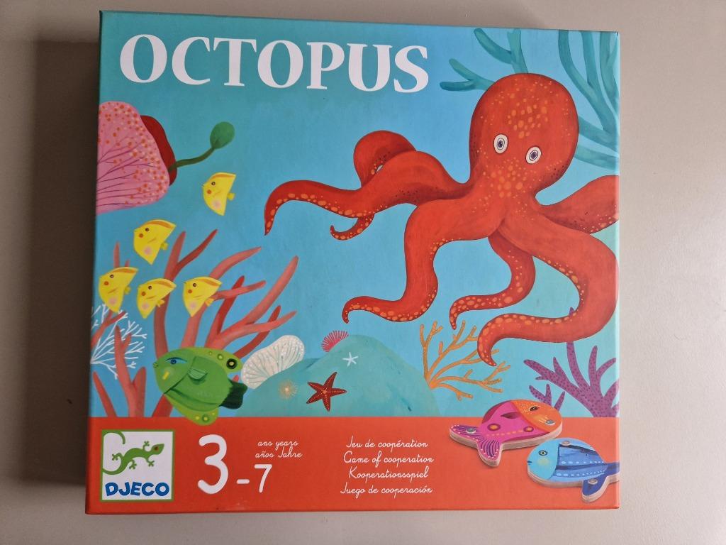 djeco visspel met 2 octopus, Ophalen
