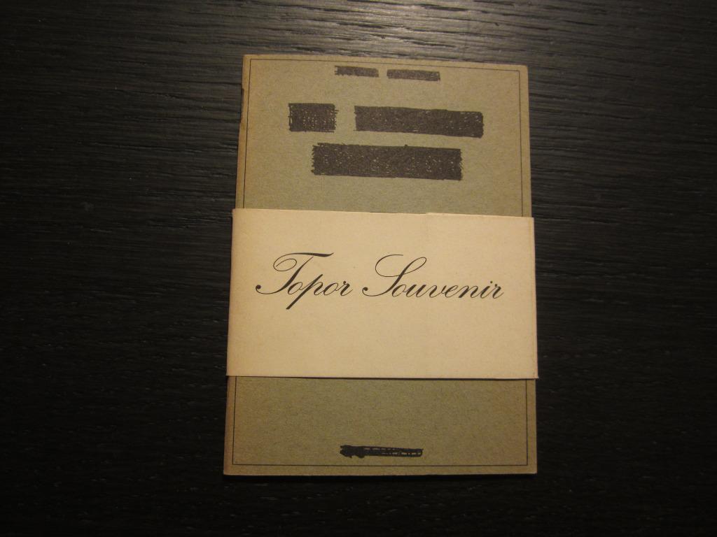 Topor Souvenir, Ophalen of Verzenden