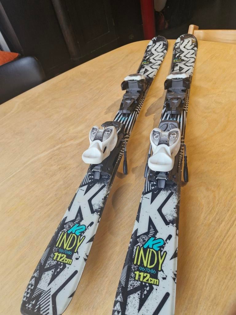 K2 indy ski's, voor kinderen 112 cm, Enlèvement, Ski, Skis