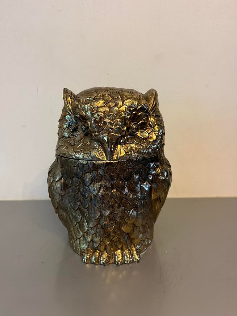 Vintage Italiaanse ijsemmer uil Mauro Manetti ‘Owl’, Ophalen of Verzenden
