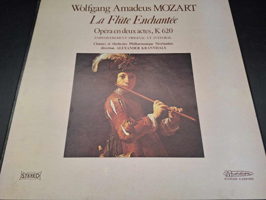 Mozart / Krannhals - La Flûte Enchantée Box 3 x Lp's Vinyl, 12 pouces, Enlèvement ou Envoi, Utilisé, Romantique