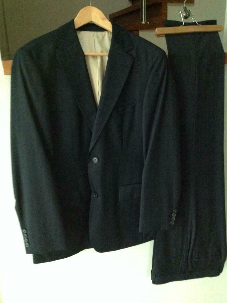 Heren kostuum BOSS, Kleding | Heren, Maat 48/50 (M), Zwart, Ophalen of Verzenden, Zo goed als nieuw