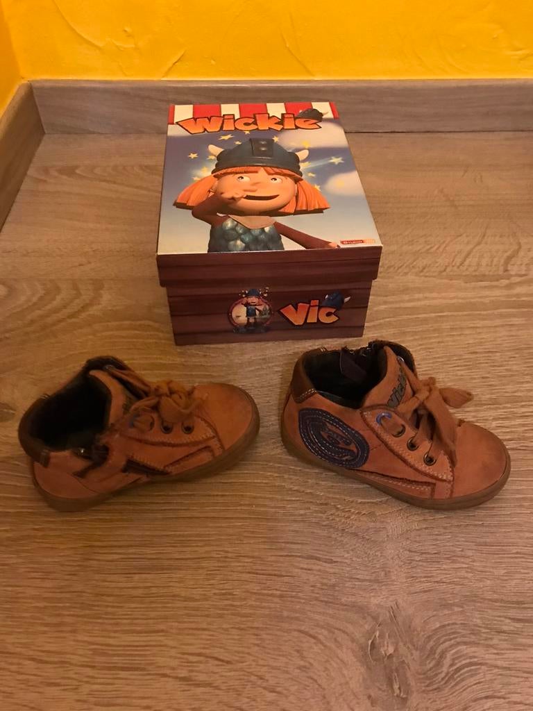 Schoenen Wickie De Viking Maat 21, Studio 100, Ophalen of Verzenden, Gebruikt, Schoentjes