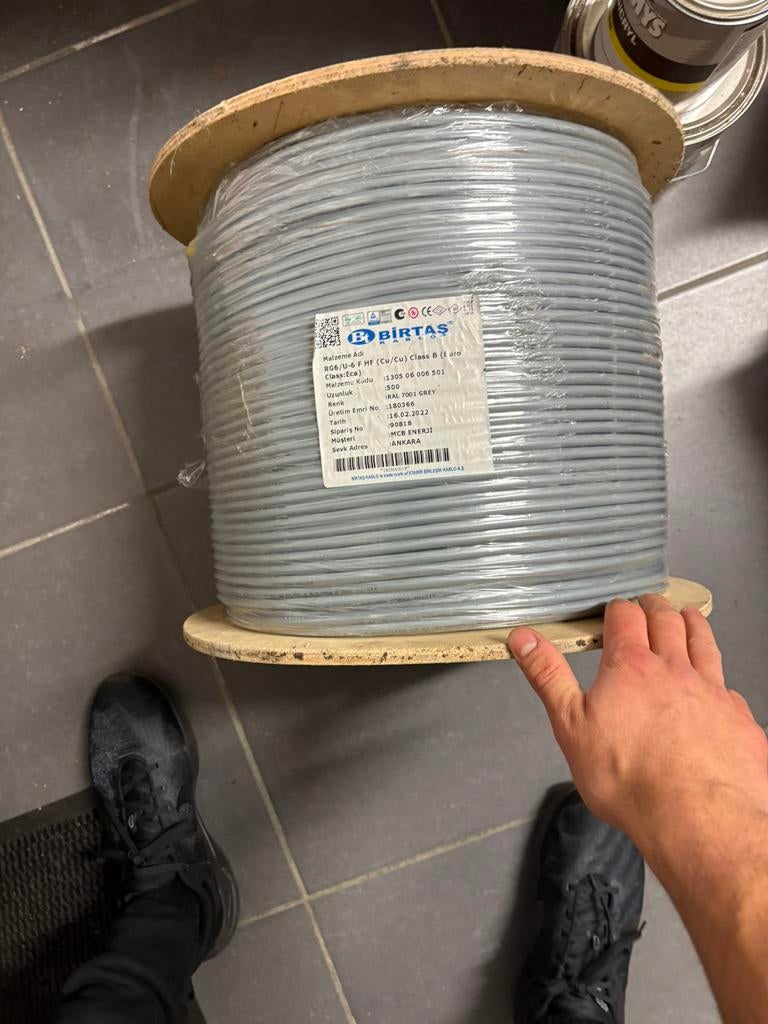 Coax netwerkkabel, Computers en Software, Ophalen, Nieuw