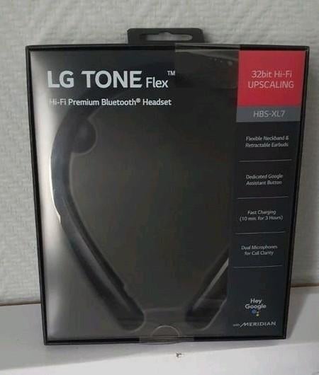 LG TONE FLEX BLUETOOTH-HOOFDTELEFOONS NOOIT GEBRUIKT, Ophalen of Verzenden, Nieuw, Bluetooth