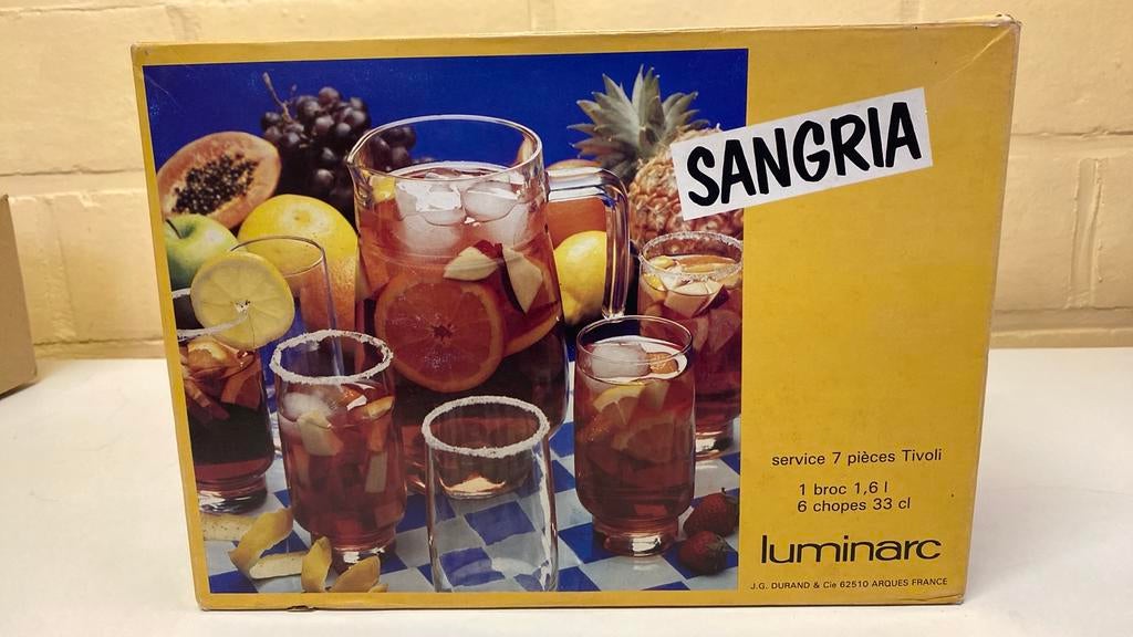 Sangria sevice, Huis en Inrichting, Keuken | Servies, Ophalen of Verzenden, Nieuw