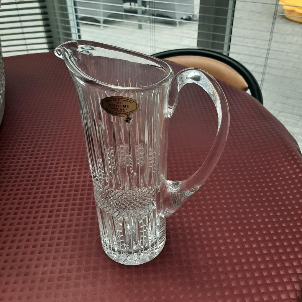 kristallen waterkan, Antiek en Kunst, Ophalen