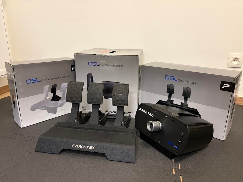 Fanatec CSL Elite Base et Pédales Loadcell (PC/PS4), Informatique & Logiciels, Joysticks, Utilisé, Enlèvement