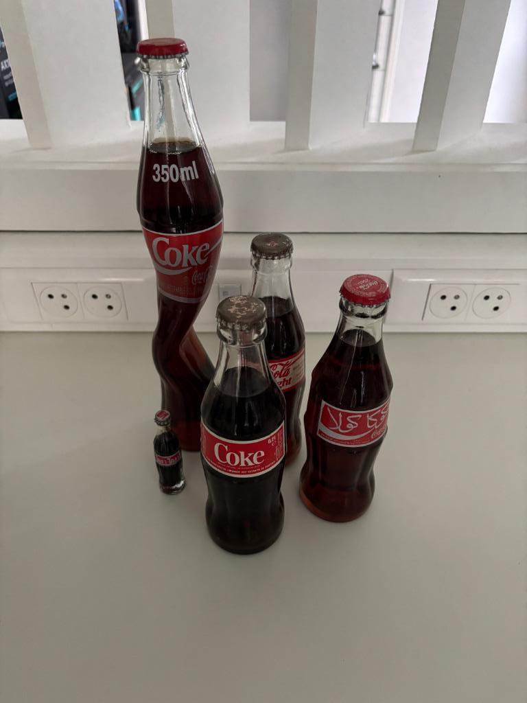 Collection de bouteilles de Coca-Cola, Ophalen, Zo goed als nieuw, Verpakking