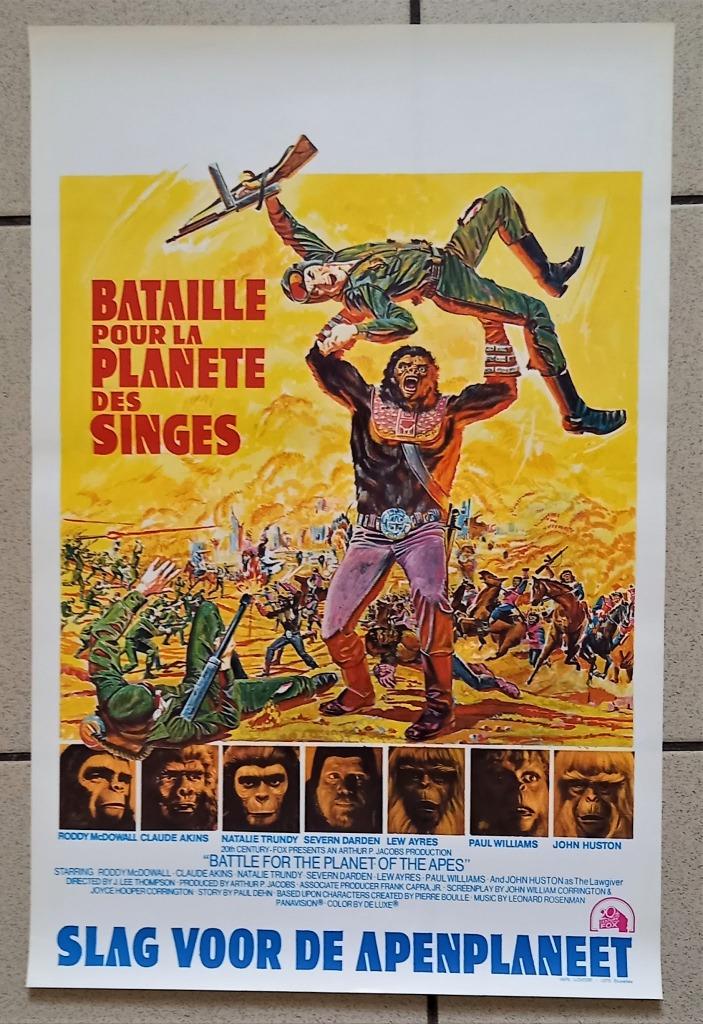 BATTLE FOR THE PLANET OF THE APES, Verzamelen, Ophalen of Verzenden, Gebruikt, Film, Poster