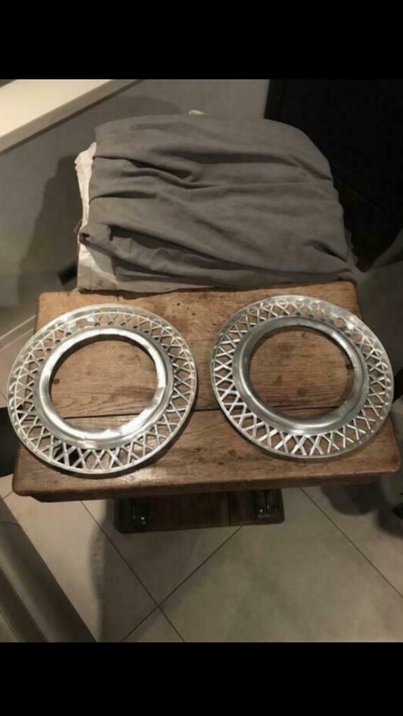 enjoliveurs cercles cerclages rayons ancêtre oldtimer, Autos : Divers, Enjoliveurs, Utilisé
