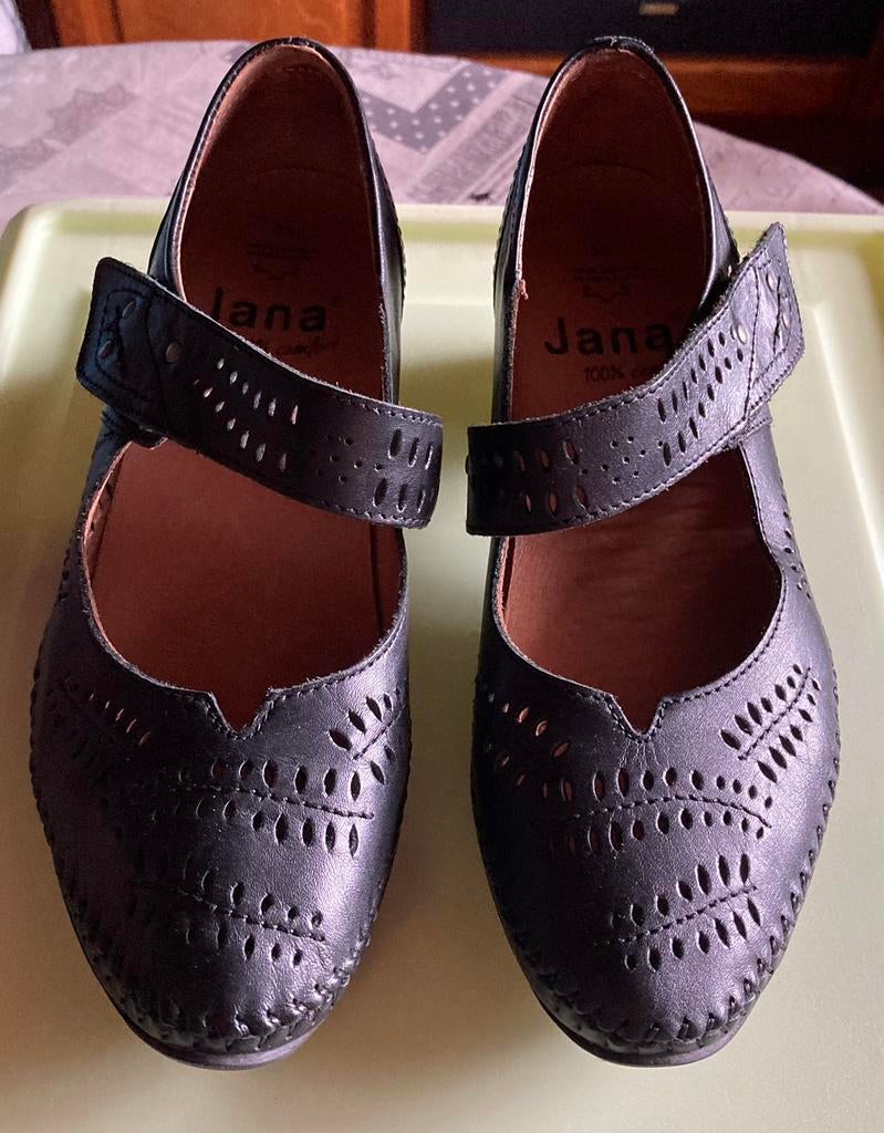 Volledig lederen schoenen maat 38 van Jana, Jana, Schoenen met lage hakken, Zwart, Ophalen of Verzenden