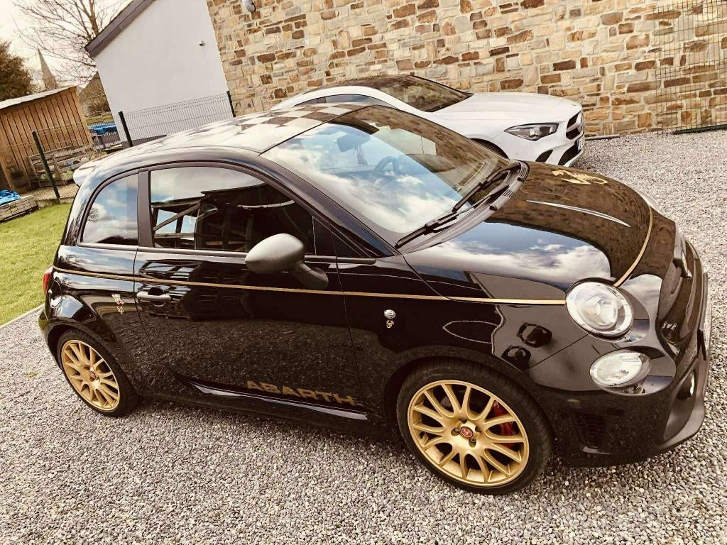 Abarth 500 595 1.4 T-JET 165 SCORPIONEORO Ruilen mogelijk, Auto's, Euro 6, Android Auto, 1400 cc, Particulier