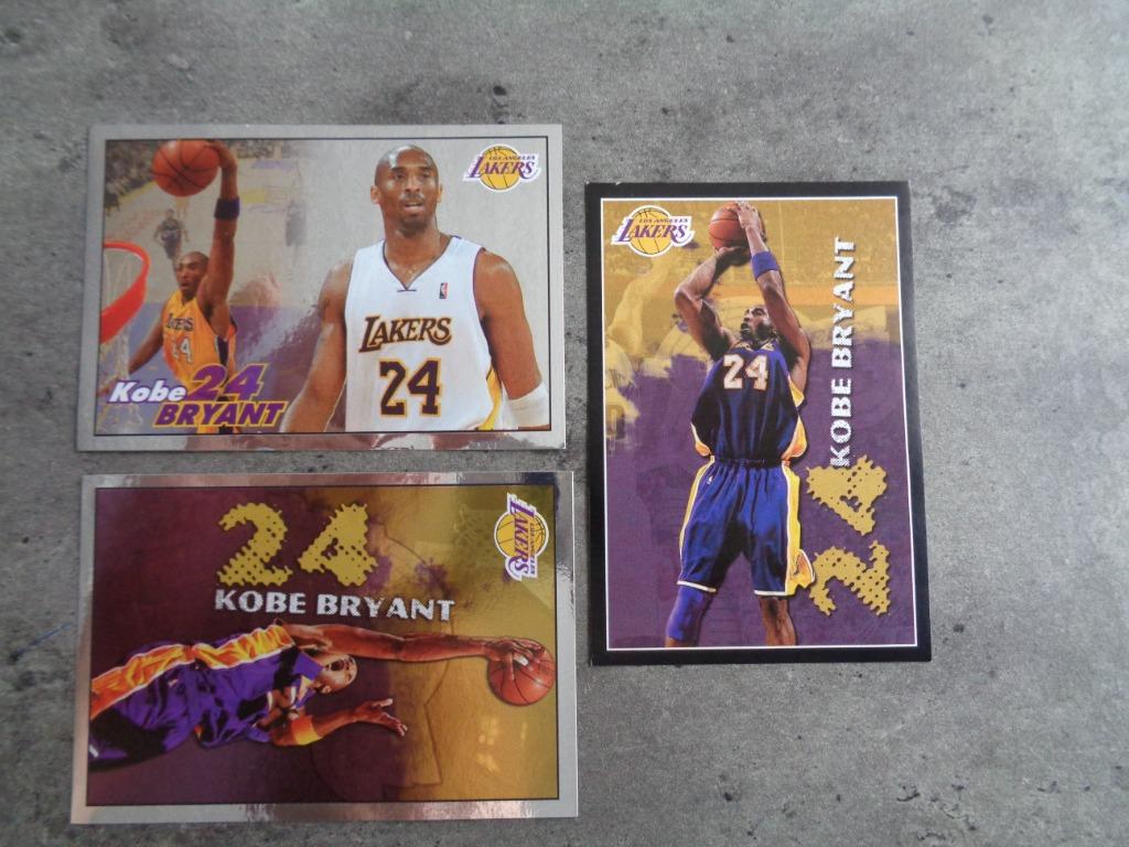 PANINI stickers basketbal kobe bryant 3x, Ophalen of Verzenden