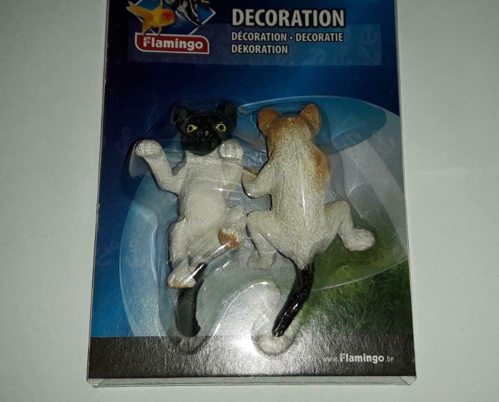 Décoration aquarium 2 chatons Neuf, Enlèvement, Neuf