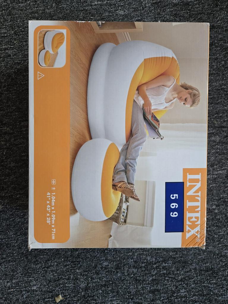Fauteuil gonflable, Neuf, Moins de 75 cm, Enlèvement, Autres matériaux