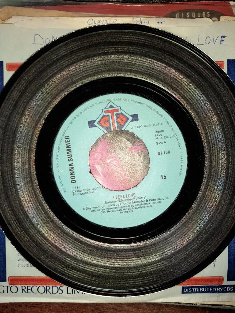 Donna Summer - Je ressens l'amour 7'', Enlèvement ou Envoi, Single, Utilisé, Pop