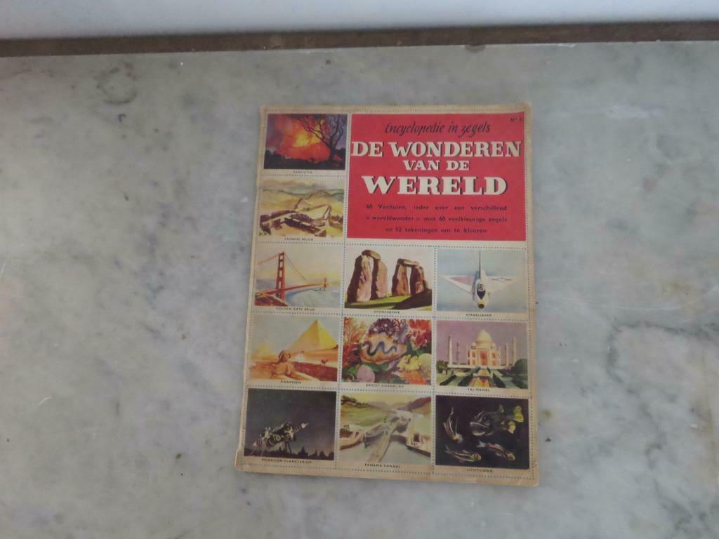 Encyclopédie en timbres Les merveilles du monde, Livres, Enlèvement ou Envoi