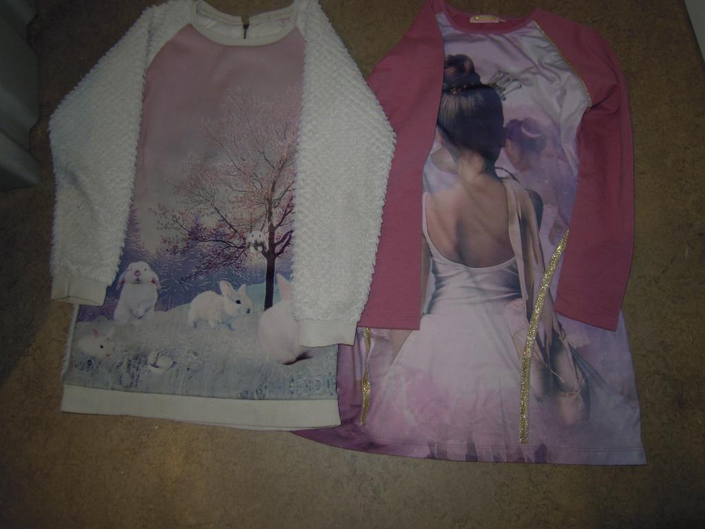 Someone kleedjes print winter en ballerina Maat 128, Ophalen of Verzenden