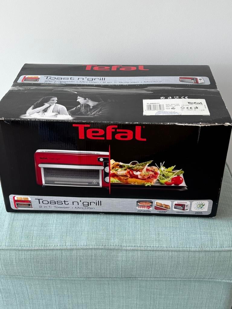 Tefal toast en grill !!! Design, Ophalen of Verzenden, Uitneembare platen, Nieuw