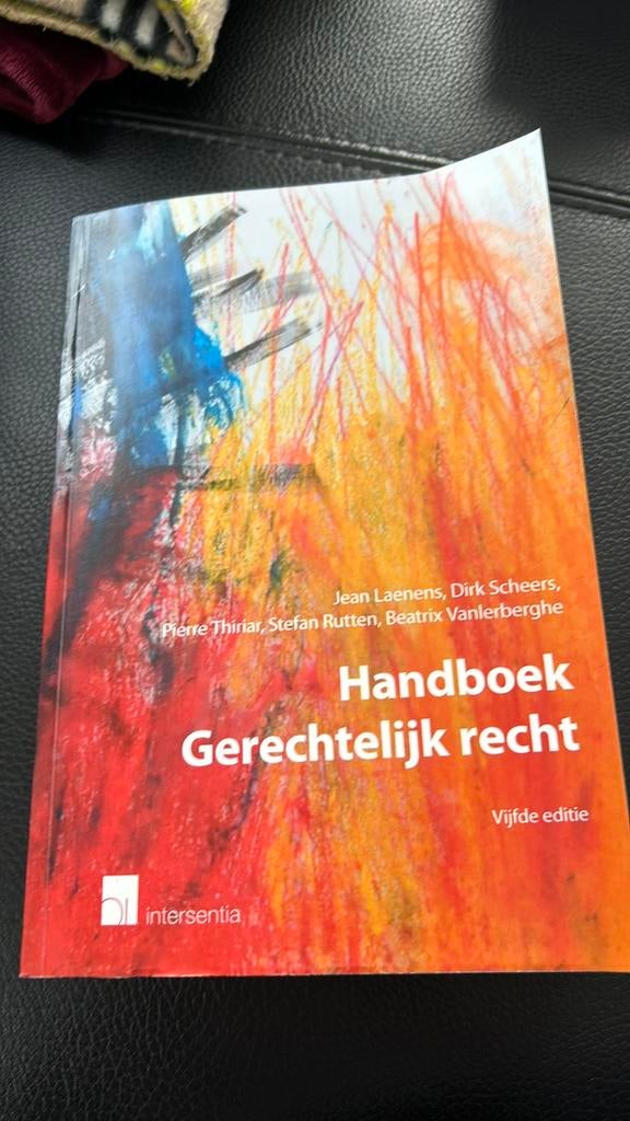 Handboek gerechtelijk recht (vijfde editie) - paperback, Boeken, Ophalen of Verzenden, Nieuw, Jean Laenens; Dirk Scheers