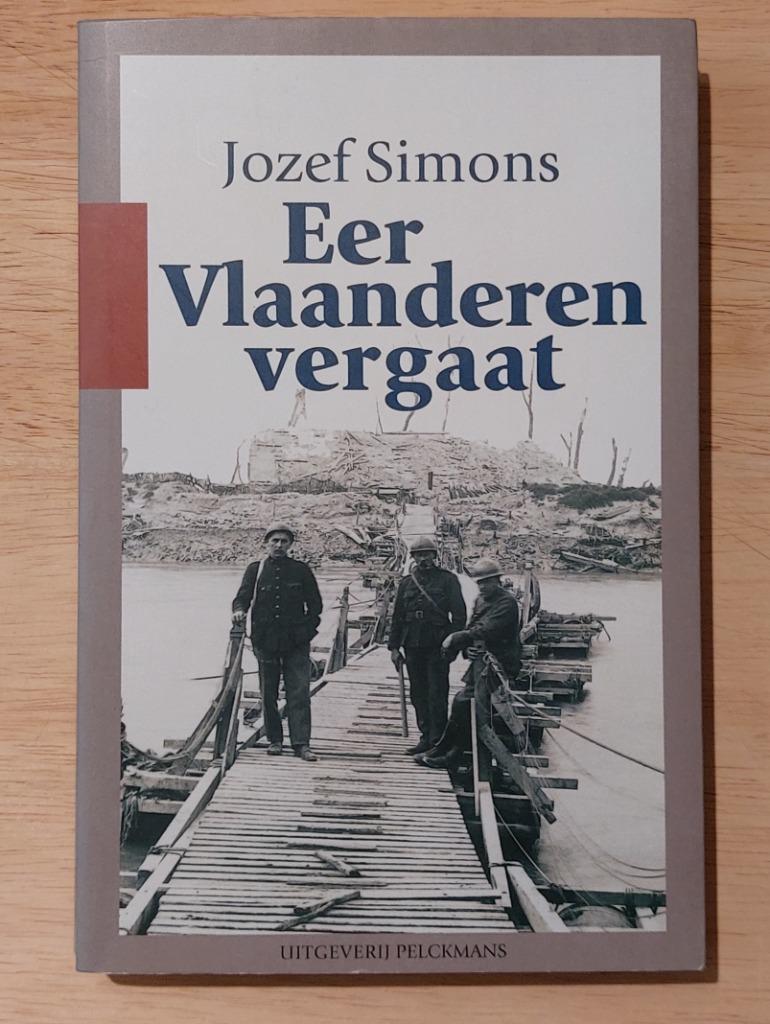 Eer Vlaanderen vergaat, Jozef Simons, Boeken, Nieuw, Jozef Simons, Ophalen, 20e eeuw of later