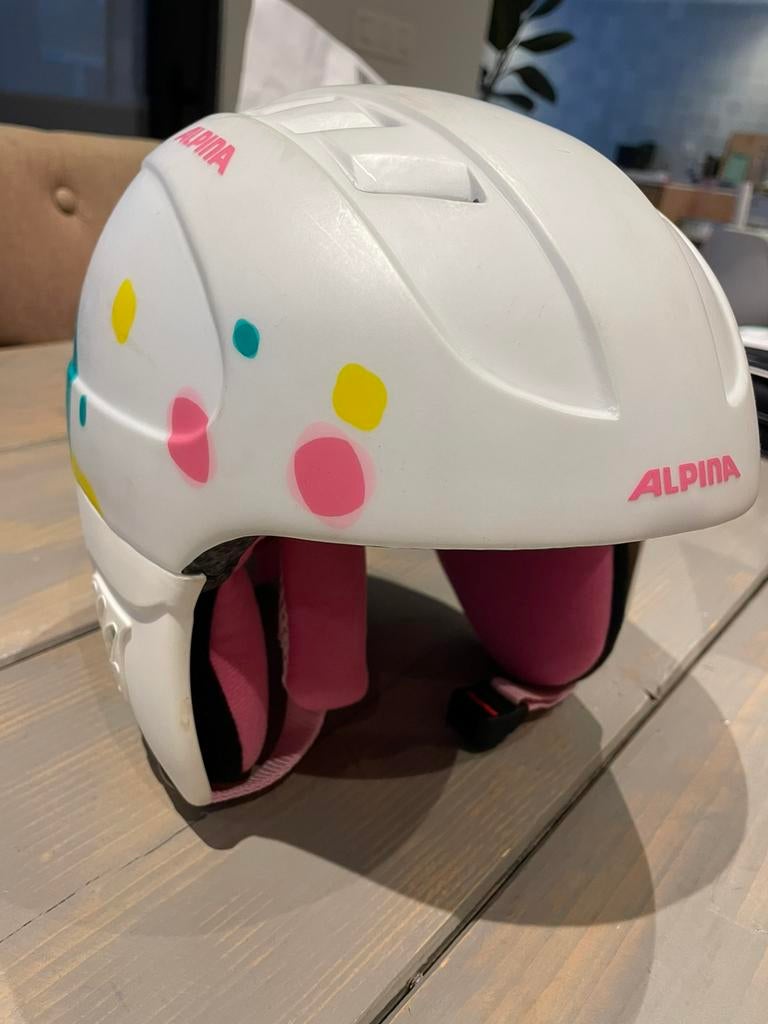 Skihelm kind alpina 48-52, Sport en Fitness, Ophalen, Zo goed als nieuw