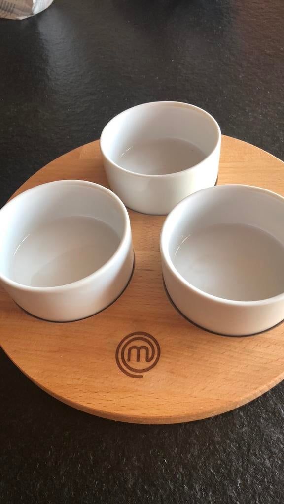 Hapjesschotel MasterChef, Ophalen of Verzenden, Zo goed als nieuw, Overige materialen, Schaal of Schalen
