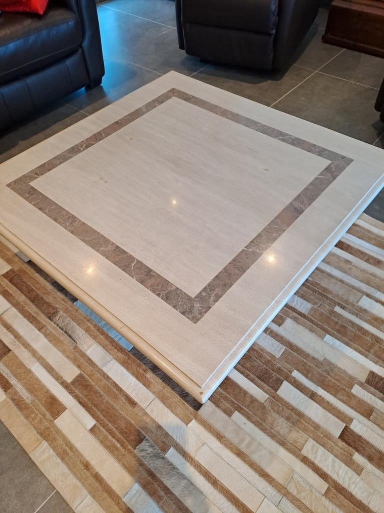 Travertin salontafel, Ophalen, Zo goed als nieuw
