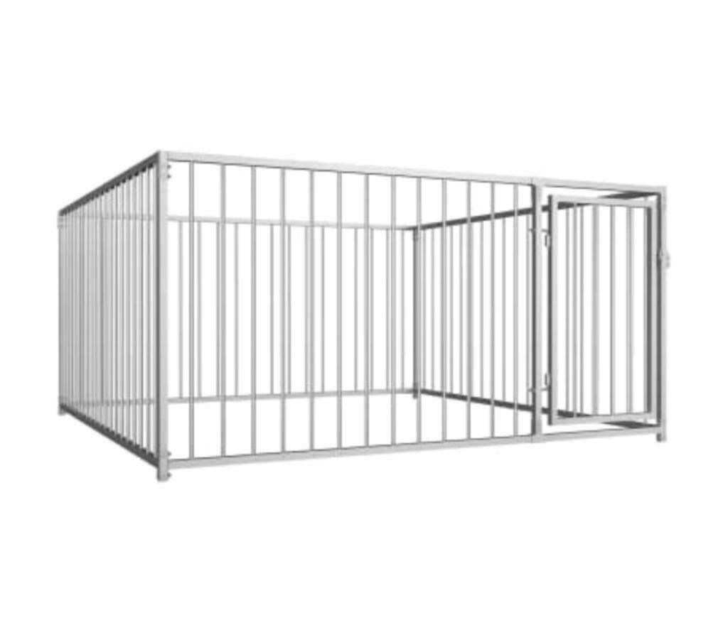 Cage chien enclos chien parc chien XXL cage chiot GALVANISE, Dieren en Toebehoren, Hondenhokken, Nieuw, Verzenden