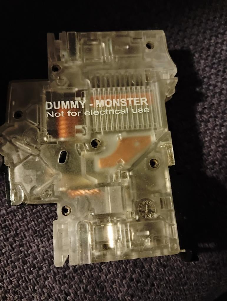 Dummy zekering 16A doorzichtig voor educatieve doeleinden, Enlèvement ou Envoi, Comme neuf