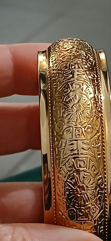 Bracelet en plaque or 18k taille 7 gram 29.19