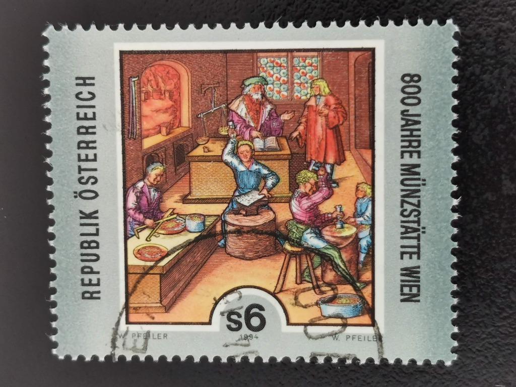 Oostenrijk 1994 - muntslagerij, Ophalen of Verzenden, Gestempeld