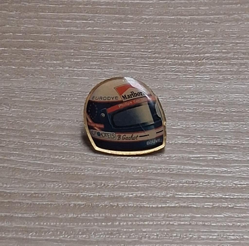 PIN - BERTRAND GACHOT - FORMULE 1 - F1 - MARLBORO, Envoi, Utilisé, Sport, Insigne ou Pin's