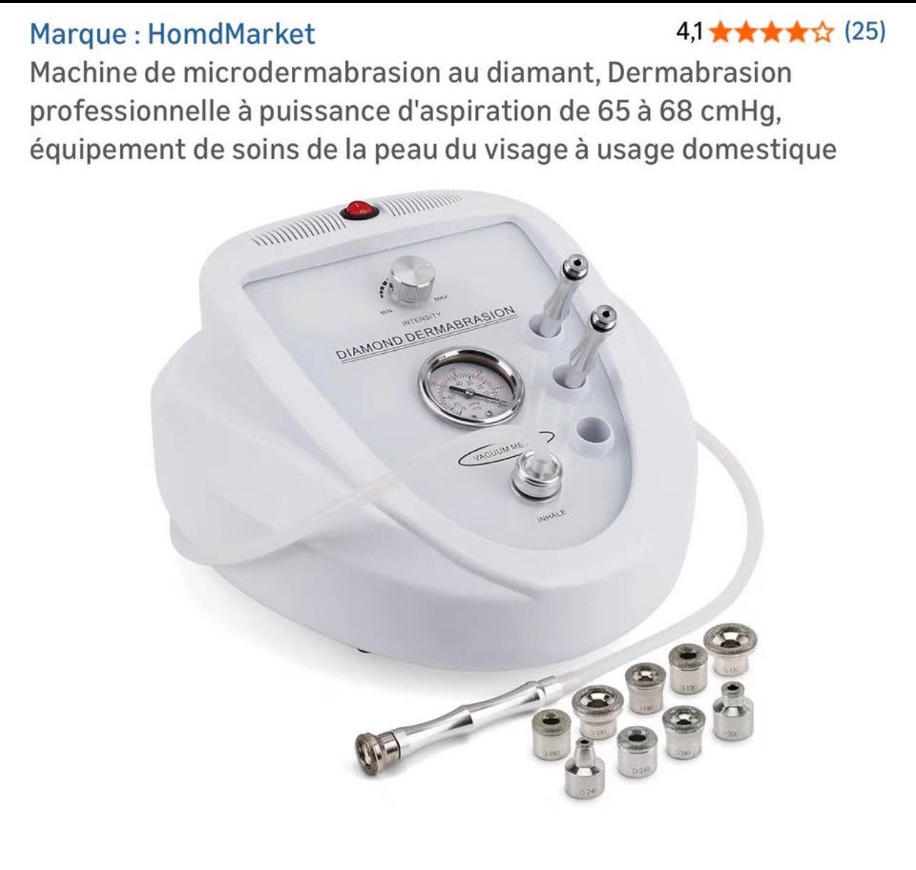Machine microdermabrasion, Ophalen of Verzenden, Zo goed als nieuw