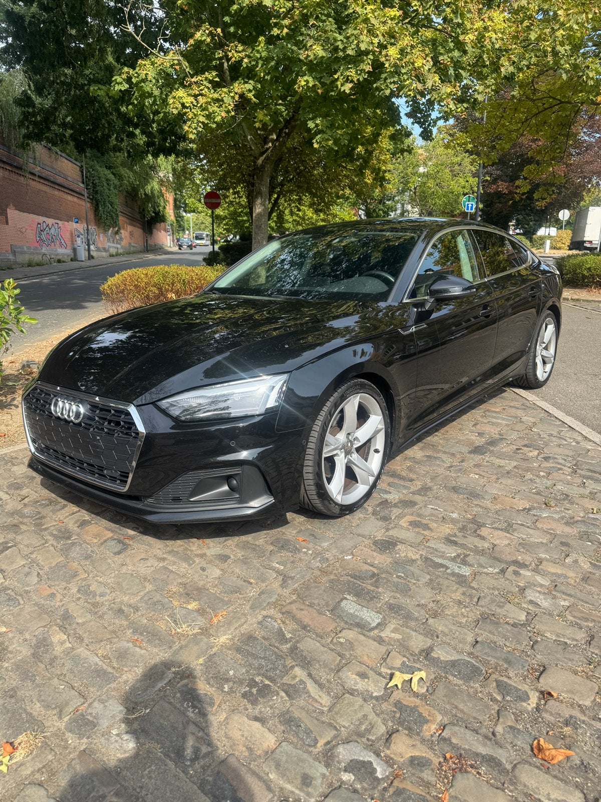 Audi A5 Sportback 2.0 CNG/Benzine 2021 S-Tronic, Auto's, Automaat, 4 cilinders, CNG (Aardgas), Zwart