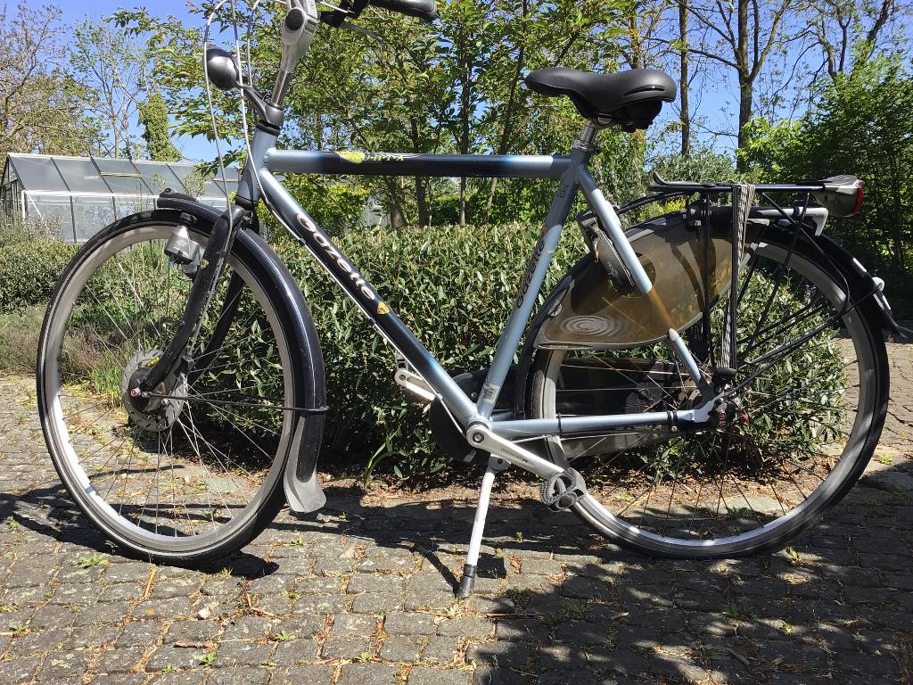 Fiets Gazelle heren, Ophalen, Gebruikt, Velgrem, Versnellingen