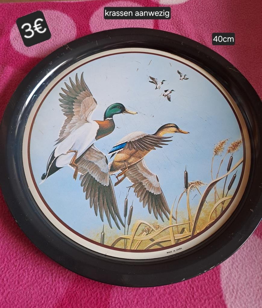 Vintage dienblad, Enlèvement