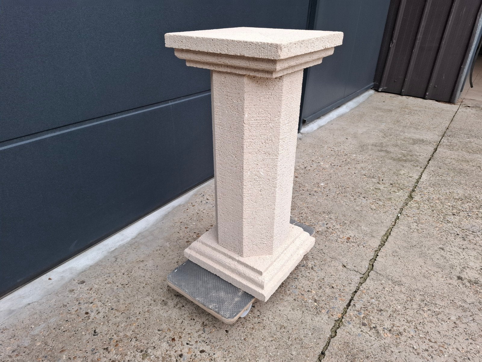 Colonne en pierre française. Aérogommé., Enlèvement ou Envoi